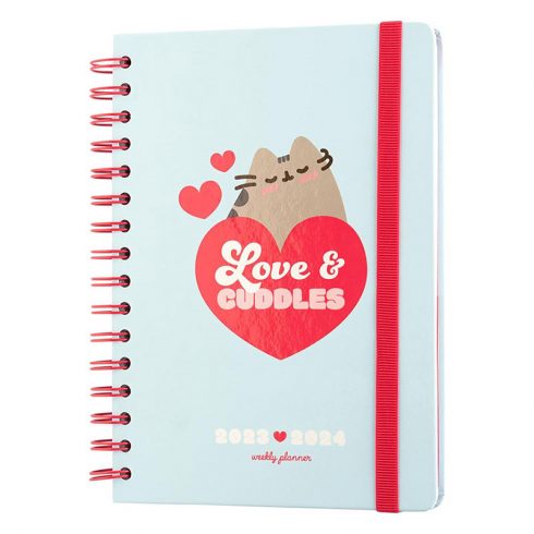 Pusheen - Tjedni kalendar / planer 2023/2024 iz Purrfect Love kolekcije (14,8 x 21 cm)