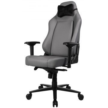   AROZZI gaming stolica PRIMO Full Premium Leather Anthracite/ 100% prirodna talijanska koža/ svijetlo siva