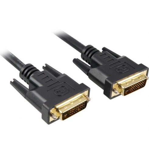 PremiumCord DVI-D priključni kabel/ dual-link/ DVI(24+1)/ MM/ 2m/ crni