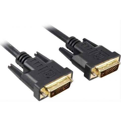 PremiumCord DVI-D spojni kabel/ dual-link/ DVI(24+1)/ MM/ 3m/ crni