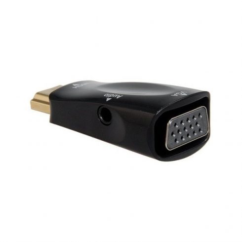 PremiumCord pretvarač HDMI u VGA + audio/crni