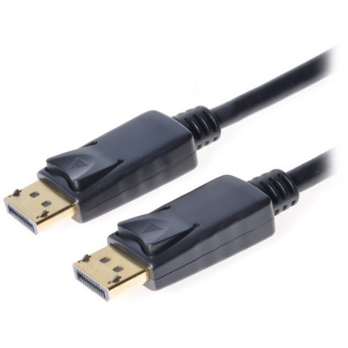 PremiumCord DisplayPort 1.2/ pozlaćeni konektori/ 5m/ crni