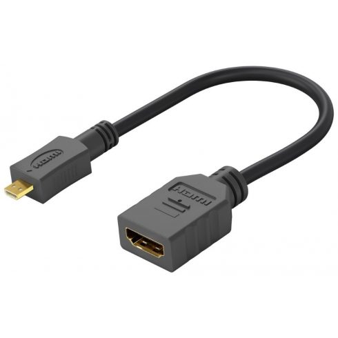 PremiumCord Flexi adapter HDMI tip A ženski - mikro HDMI tip D muški za fleksibilnu vezu