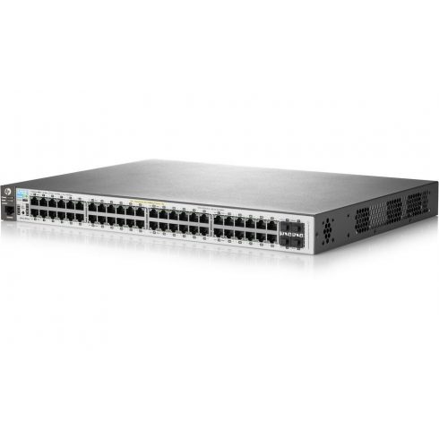 HPE Aruba Switch 2530-48G-PoE+ Switch 48 x 10/100/1000 + 4 x 10G SFP+, L2/L3 SNMP management, montáž do racku