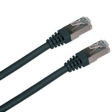 DATACOM Patch kabel FTP CAT5E 0.5m crni