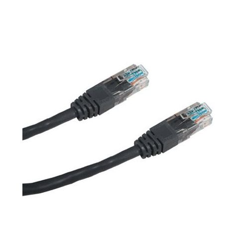 DATACOM Patch kabel UTP CAT5E 0,5m crni