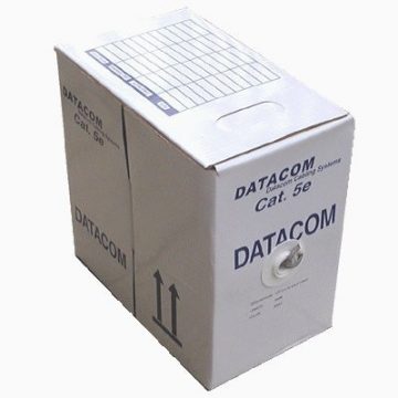 DATACOM kabelska žica C5E UTP PVC 305m kutija siva