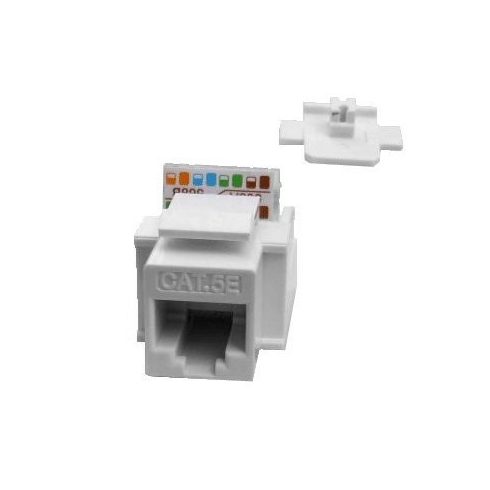 DATACOM Keystone RJ45 UTP CAT5E samorezni, bijeli