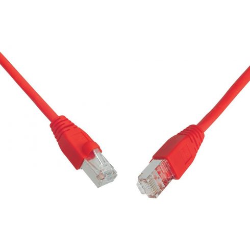 Solarix Cable Patch SFTP C5E PVC 10m crveni otporan na udarce C5E-315RD-10MB