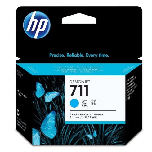 HP tintni uložak 711 cijan CZ134A originalni paket od 3 komada