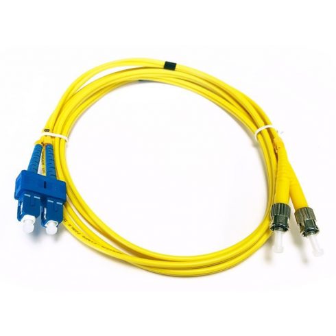 DATACOM optički patchcord ST-SC 09/125 SM 2m duplex