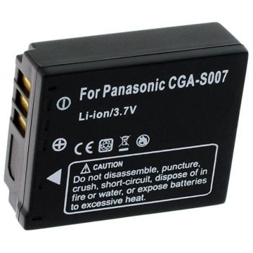   Panasonic TRX baterija/ 1000 mAh/ za CGA S007E/ DMW-BCD10/ CGR-S007/ DMWBCD10/ CGA-S007A/1B/ CGA-S007/1B/ neoriginal