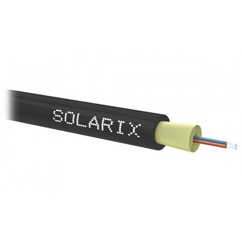 Solarix DROP1000 optički kabel 4 in. 9/125 SM LSZH univerzalni, 500m, crni