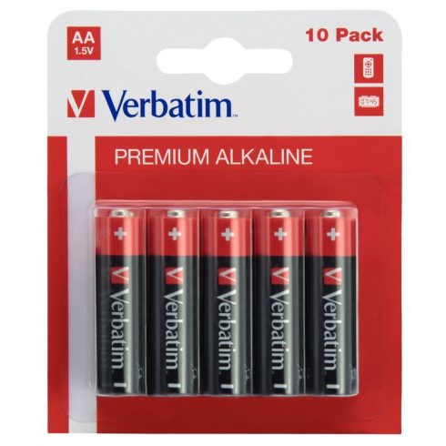 VERBATIM alkalna baterija 1,5V AA/ blister 10 kom