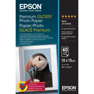 EPSON foto papir C13S042153/ 10x15 / Premium Glossy/ 40 kom