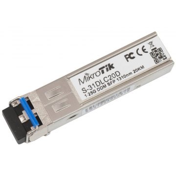   MikroTik S-31DLC20D SFP optički modul, SM, 20km, 1.25G, 1310Nm, DDM