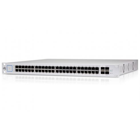 Ubiquiti UniFi Switch 48port 500W - 48x GbE, 2x SFP, 2x SFP+, 48x PoE 24V/PoE+ (PoE budžet 436W)