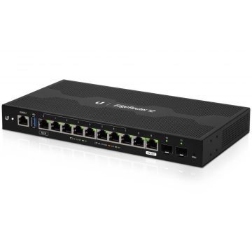   Ubiquiti EdgeRouter 12 - 10x Gbit RJ45 port, 2x SFP port, 1x PoE In, 1x PoE Out 24V