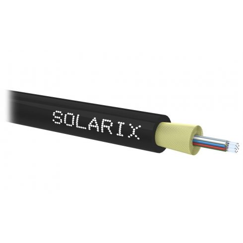 Solarix DROP1000 optički kabel 12 vl. 9/125 SM LSZH univerzalni, 500m, crni