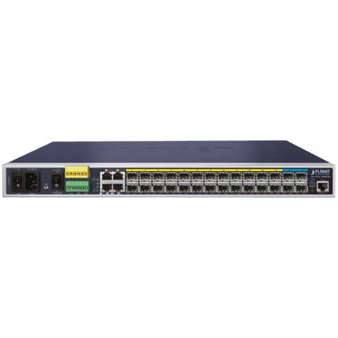 Planet IGS-6325-20S4C4X průmyslový L3 switch, 4x1Gb, 10x1Gb + 4x2.5Gb SFP, 4x10Gb SFP+, 48-56VDC,-40~75°C, IP30, bez ventilatora