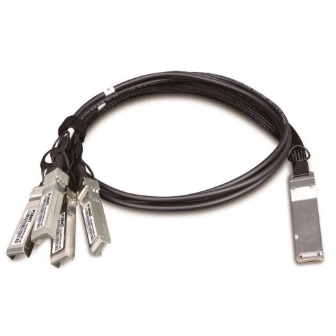 Planet CB-QSFP4X10G-1M, metalni spojni kabel QSFP+ 40Gb/s do 4x SFP+ 10Gb, duljina 1m