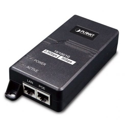 Planet POE-165 PoE injektor IEEE802.3at, 30W, 1G/2.5G/5G, montiran na zid