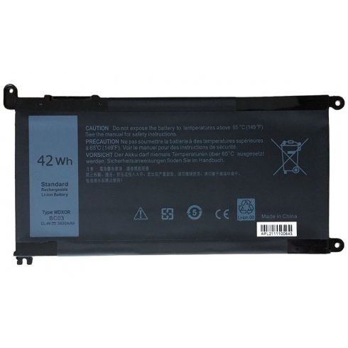 TRX baterija WDX0R/ 11.4V/ 3600 mAh/ Li-Ion/ Dell Inspiron 5368 5378 5379 5482 5565 5567 5568 5570 7560/ neoriginal