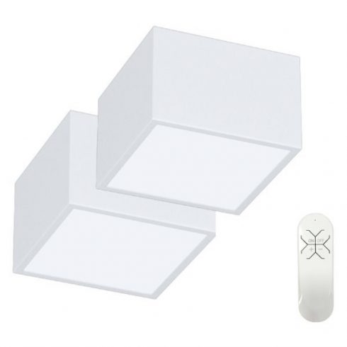 IMMAX NEO set od 2x CANTO SMART stropna svjetiljka 15x15cm 12W bijela Zigbee 3.0 + DO, TUYA