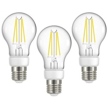   IMMAX NEO LITE SMART set 3x LED filament žarulja E27 7W topla, hladna bijela, stm, Wi-Fi, TUYA