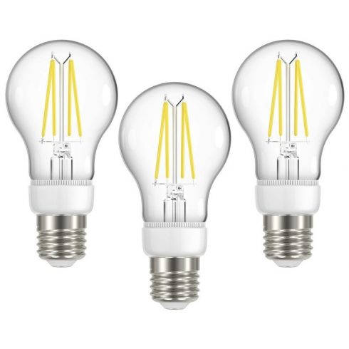 IMMAX NEO LITE SMART set 3x LED filament žarulja E27 7W topla, hladna bijela, stm, Wi-Fi, TUYA