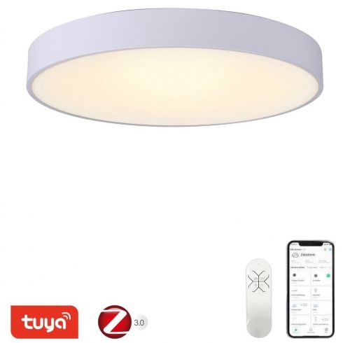 IMMAX NEO RONDATE SLIM SMART stropna svjetiljka 80 x 7cm 65W bijela Zigbee 3.0, TUYA