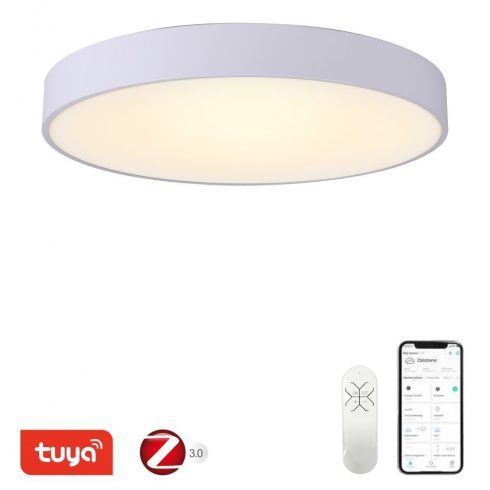 IMMAX NEO RONDATE SLIM Pametna stropna svjetiljka 60 x 7cm 53W 3710lm bijela Zigbee 3.0, TUYA