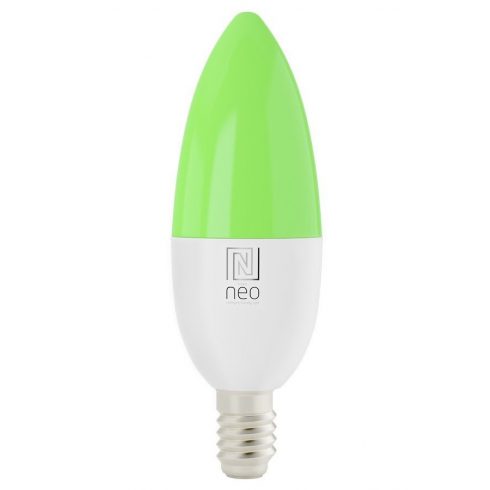 IMMAX NEO SMART LED žarulja E14 6W RGB+CCT boja i bijela, prigušiva, Wi-Fi, TUYA