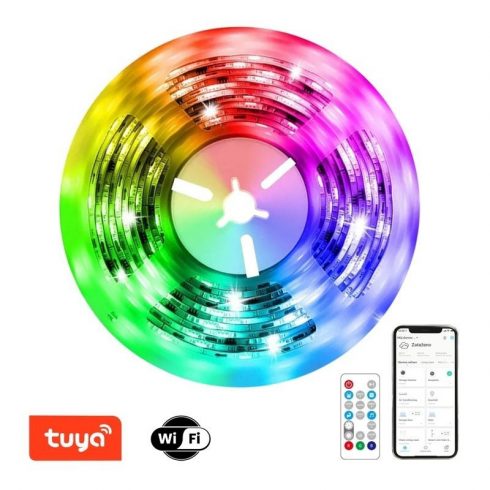 IMMAX NEO LITE SMART digitalna LED traka/ 18W/ Wi-Fi/ IP65/ RGB/ DO+Music/ 5m/ TUYA