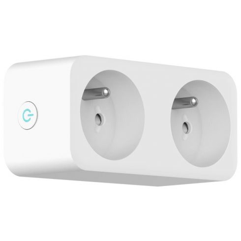 IMMAX NEO SMART pametna unutarnja 2-polna utičnica (Tip E)/ 16A/ Zigbee/ Google Assistant/ Amazon Alexa/ LIDL/ TUYA