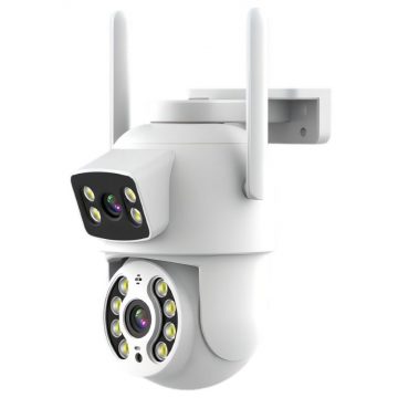   IMMAX NEO LITE SMART Sigurnosna vanjska kamera DUPLA, 355° 90° P/T, Wi-Fi, 2x 2MP, ONVIF, TUYA