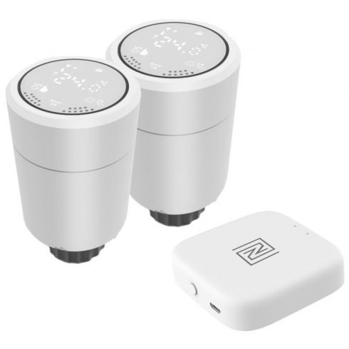 IMMAX NEO SMART set 2x Zigbee termostatska glava + SMART NEO BRIDGE PRO v2, Wi-Fi, TUYA