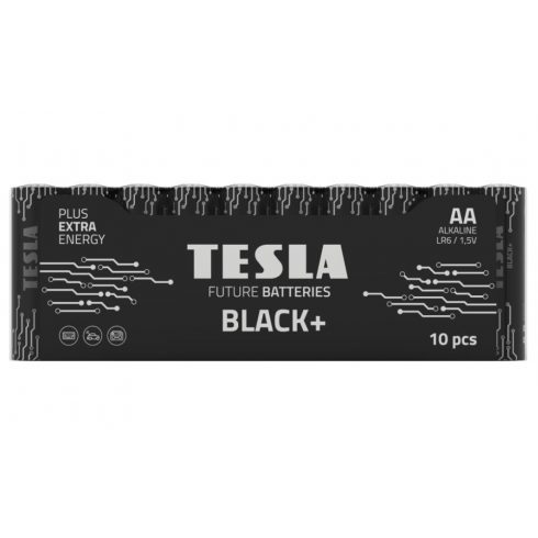 TESLA BLACK+ AA alkalna baterija (LR06, olovka, folija) 10 kom