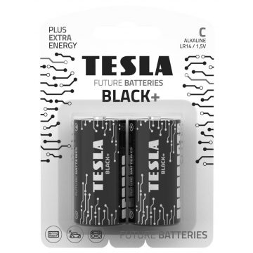   TESLA BLACK+ alkalna baterija C (LR14, mala monocell, blister) 2 kom.