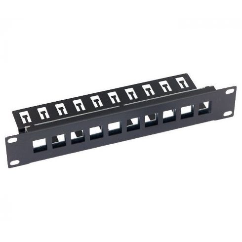 Triton 10' modularni patch panel 1U za max 10 keystones, otvor 14.8x17.5mm