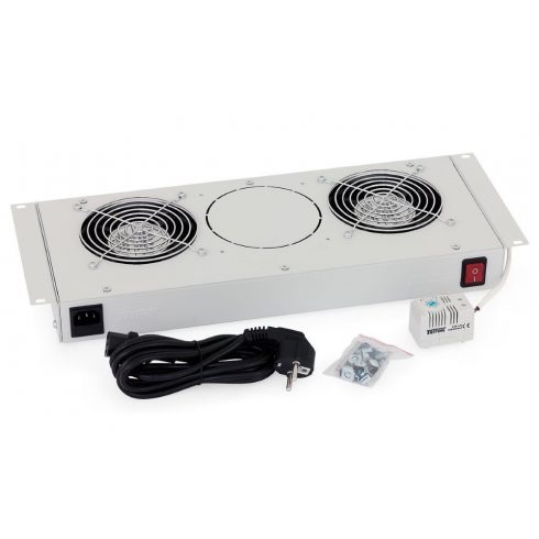 Triton 19" ventilacijska jedinica za zidne ormare, 1 ventilator, bimetalni termostat