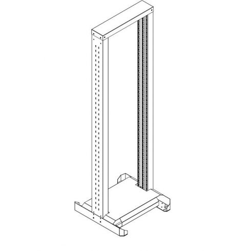 Triton 19" stalak 27U jednodijelni, crni