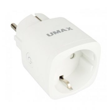   UMAX pametna utičnica U-Smart Wifi Plug Mini/ Wi-Fi/ 1x utikač/ Amazon Alexa/ Google Assistant/ Android/ iOS/ bijela