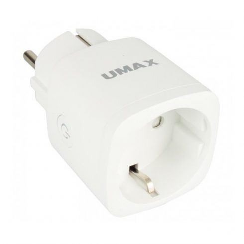 UMAX pametna utičnica U-Smart Wifi Plug Mini/ Wi-Fi/ 1x utikač/ Amazon Alexa/ Google Assistant/ Android/ iOS/ bijela