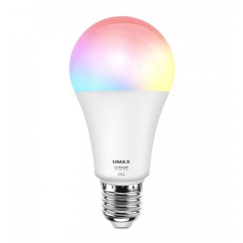 UMAX pametna LED žarulja U-Smart Wifi Bulb/ Wi-Fi/ E27/ 8W/ 110-250V/ češka/ RGB/ prigušljiva