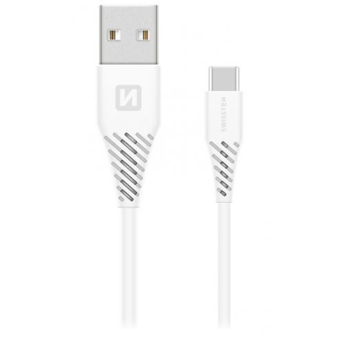 Swissten podatkovni kabel Usb / Usb-C bijeli 1,5 M (7 mm)