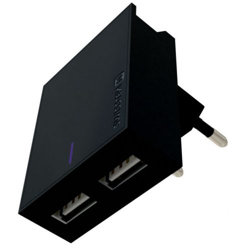 Swissten mrežni adapter Smart Ic 2X Usb 3A Power Black