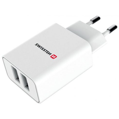 Swissten mrežni adapter Smart Ic 2X Usb 2.1A Power White