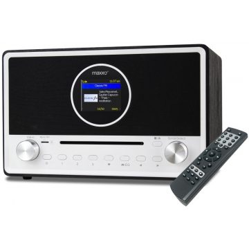   Maxxo internet. radio CD03 /DAB+ /FM /Wifi /BT /CD player /stereo rep. /dál, ovl /linijski izlaz /češki izbornik /UPnP,DLNA /alarm