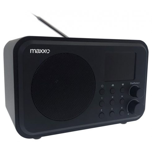 Maxxo internet. radio DT02 /DAB+ /FM /Wifi /BT rep./dál, ovl /line out /češki meni /2000mAH bat. /UPnP, DLNA /budilica